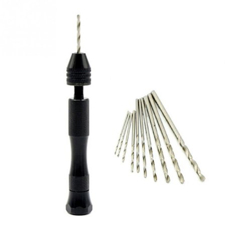 11x/ Set Hand Drills Twist Drill Drilling Jewelers Maker Hobby