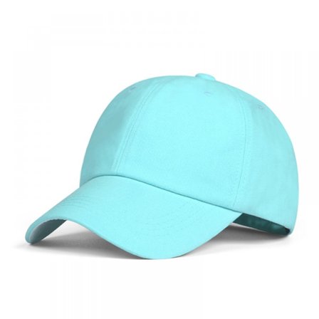 Dotpet Miesten ja Naisten Alkuperäinen Matala Profiili Puuvillainen Klassikkolippis, Säädettävä Baseball-lippis Rakentamaton (Vaaleansininen)
