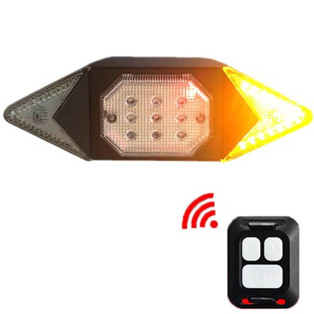 USB Uppladdningsbar Cykel Blinkers Säkerhetslampa