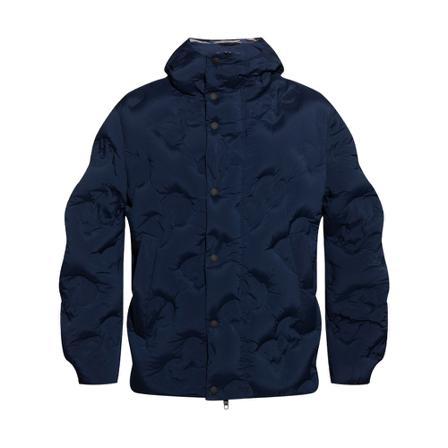 Dolce & Gabbana, Hooded down jacket Blauw, Heren, Maat:XL