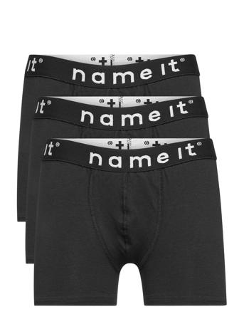 Nkmboxer 3P Night & Underwear Underwear Underpants Svart Name It