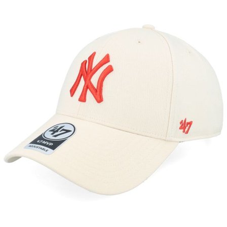 47 Brand - MLB Beige adjustable Keps - New York Yankees MLB Mvp Cap Natural Adjustable @ Hatstore