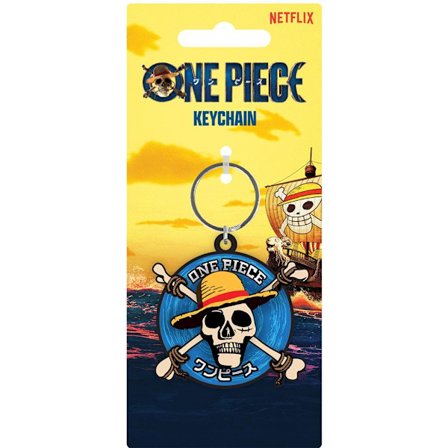 One Piece Straw Hat Crew Spinner Nyckelring One Size Flerfärgad