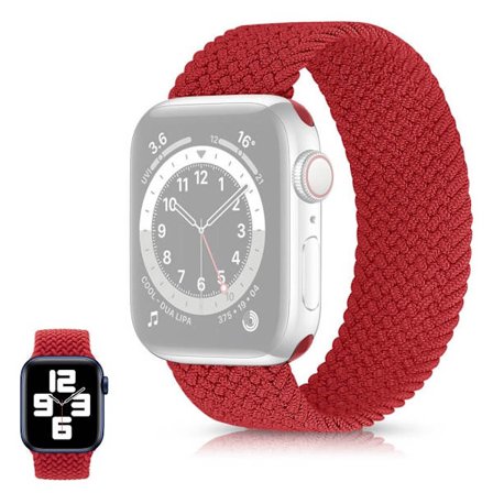 Apple Watch Series 6 / 5 40mm braid themed watch band - Red