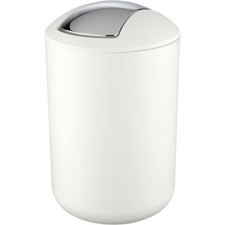 Søppelbøtte for bad, liten søppelbøtte for bad, svinglokk, 6,5 L kapasitet, Un
