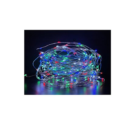 Flerfärgad ljusslinga 9m 180 LED