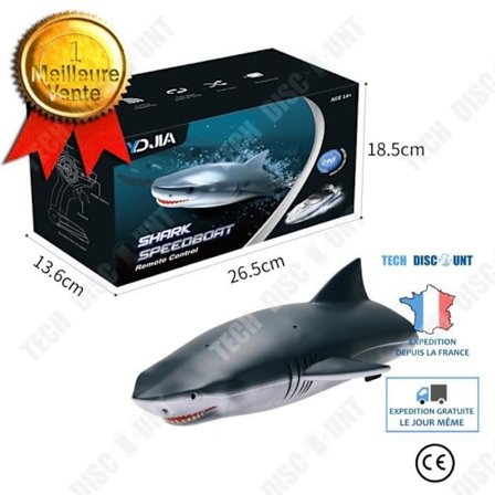 Leksaksbåt - TECH DISCOUNT - TD 2.4G - Fjärrkontroll - Hög hastighet - Utomhus