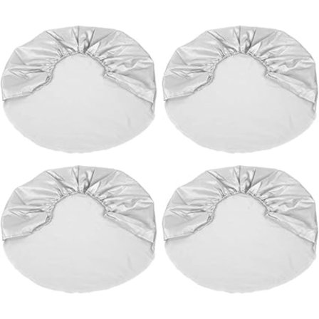 Dekkbeskyttelse, 4 stk 27 tommer-29 tommer Bilhjul Dekk Sølv Beskyttende Deksel for Bil Bobil SUV Lastebil Tilhenger