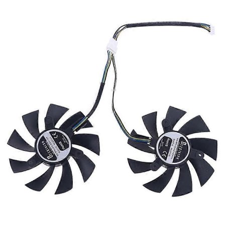 1 Par 4-pins Kjølefan for GeForce GTX 1660 RTX 2060 2070 Grafikkort Kjølefan