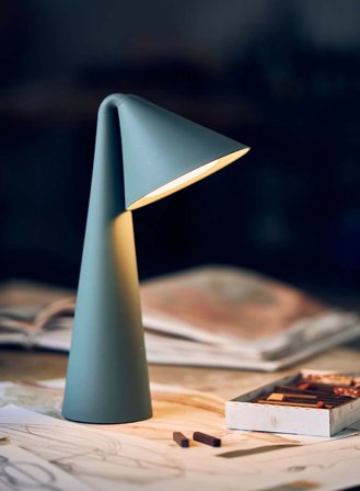 Ami oppladbar bordlampe - sage green