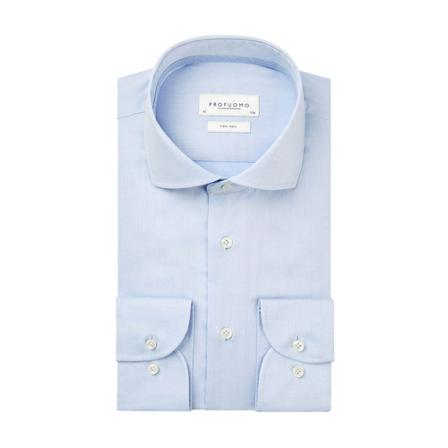 Profuomo Shirt , Blauw , Heren , Maat: S
