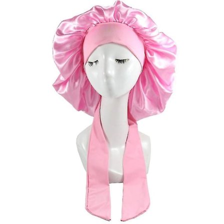 Silk Bonnet Satin Bonnet For Sleeping Bonnet With Tie Band Night Cap