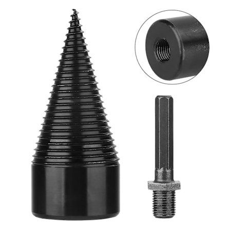 Hurtig Twist Bor Bits Træ Log Splitter Skrue Splitning Kegler