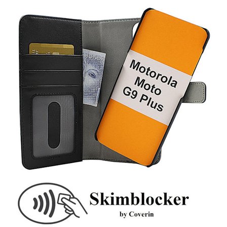 Skimblocker Magnet Fodral Motorola Moto G9 Plus
