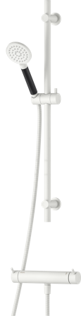 Mora INXX II Duschset 160 c/c, matt vit, Badrum