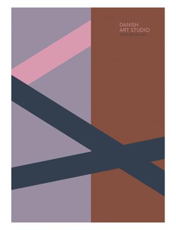 Danish Art Studio #1 Home Decoration Posters & Frames Posters Graphical Patterns Multi/mönstrad Mette Ditmer