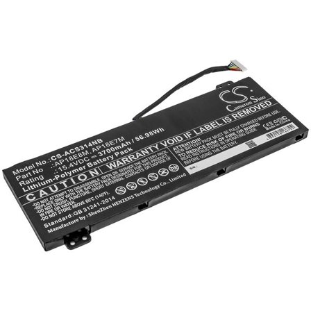 Batteri til bærbar PC for Acer Nitro 5 AN515-43-R41A, Nitro 5 AN515-54-79FV og andre.