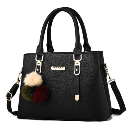 Kvinder Dame Håndtaske Mode Trendy One-Soulder Taske Portable Tide Dame Taske Black