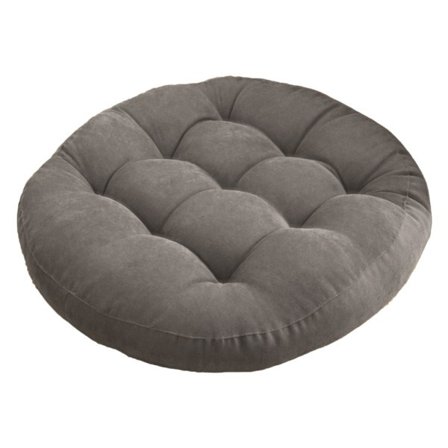 Tykk, rund tatami-stolpute, pute, Papasan