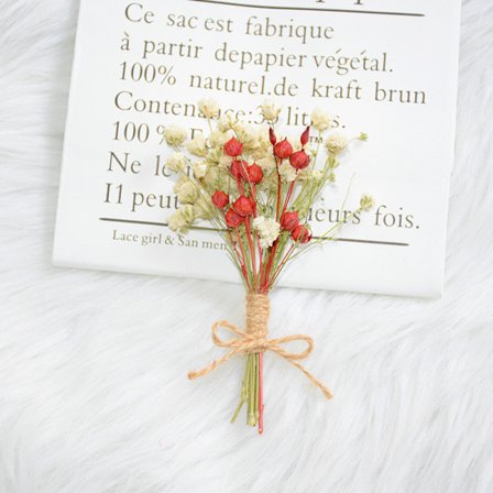 Evig Blomst Tørket Blomst Festival Gave Mini Liten Blomsterbukett Aromaterapi Flaske Brystblomst