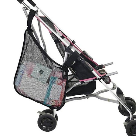 Til opbevaring af side slynge, universel pasform klapvogn net lastnet og arrangør, ekstra klapvogn opbevaringsplads, skridsikker