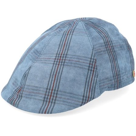 Mayser - Blå flatcap Keps - Paddy Como Blue Flat Cap @ Hatstore