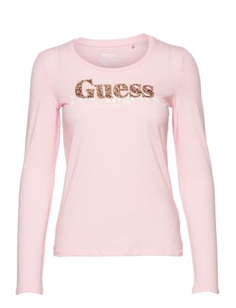 Ls Cn Astrelle Tee Pink GUESS Jeans