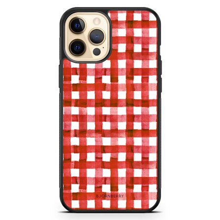 Bjornberry Hårdskal iPhone 12 Pro Max - Röda Ränder