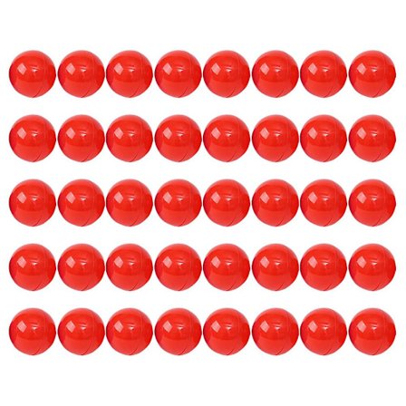 50 stk Lodkugler Ornamenter Lodtrækning Kugler Fest Aktivitet Plastik Åbenbar Kugle Rekvisitter (FMY)