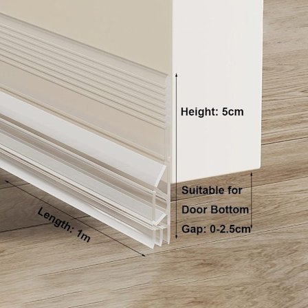 Dørbundspakning Trækslukke STOR