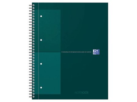 Oxford Kollegieblock Oxford A4+ rut grön - Lyreco - Kontorsmaterial - Block och anteckningsböcker - Kollegieblock