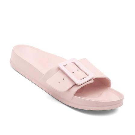 Kvinnor Slip På Sommar Tofflor Open Toe Slide Sandaler