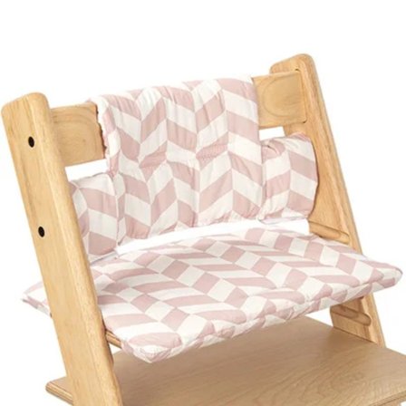 Tvättbar dyna för barnstol, tillbehör för barnmat med hållare för barnstol rosaaktig-FQ-