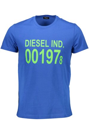 Diesel T-shirt Maniche Corte Uomo Blu