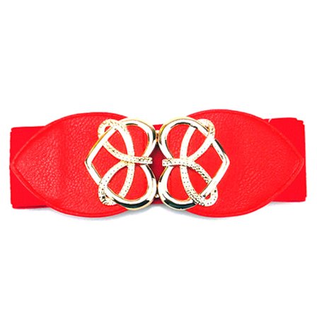 B elastisk Stretch Hjärta midjebälte Midjeband för kvinnor Klänning - high quality