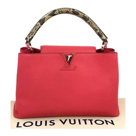 Louis Vuitton Vintage Shoulder Tass , Rood , Dames , Maat: ONE Size Vintage Tassen