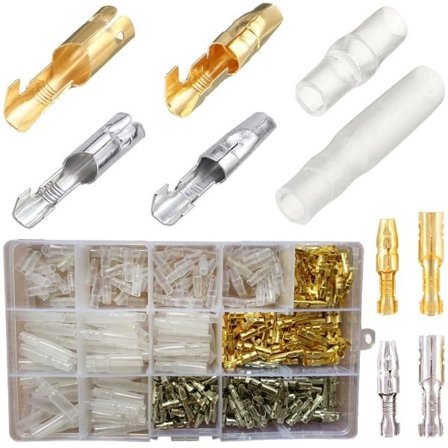 QU-ringkabelsko Kabelsko QUnda Bullet Connectors Kit 400 stk, 3,9 mm