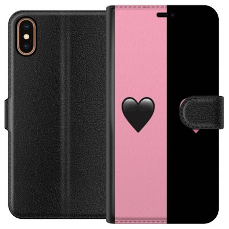 Kompatibelt Plånboksfodral till Apple Apple iPhone X Hjärtan