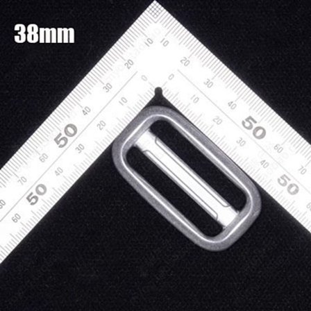 1 st Metall Stege Lås Slider Justera Spännen 38MM