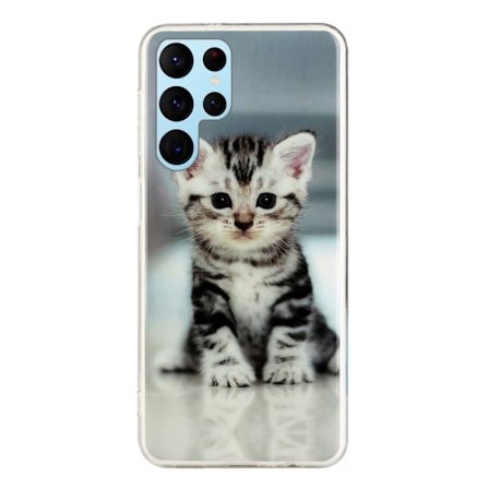 Deco Samsung Galaxy S22 Ultra skal - Söt Katt