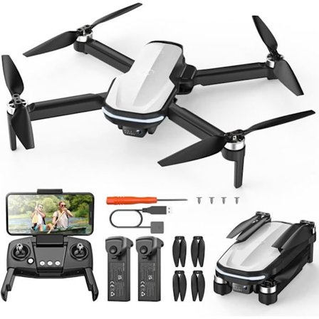 Drone - LUNAVO - joustava HD 4k ilmakuvauksen kamera quadcopter etäohjattava lentokone harjakoneella