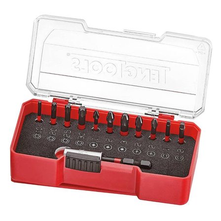 Teng Tools TJ1412 Bitssett 12 deler, Maskintilbehør & forbruk