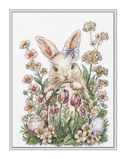 Stickpackung Bild Der Osterhase wartet - Abris Art