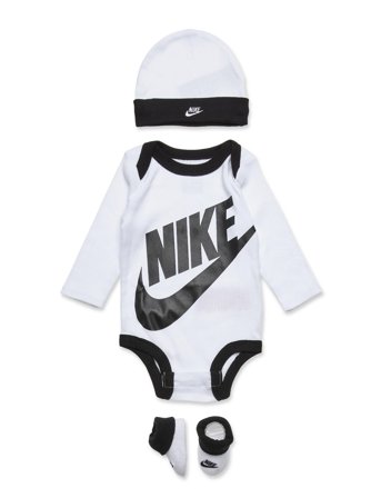 C1-Bodysuit+Hat+Bootie White Nike