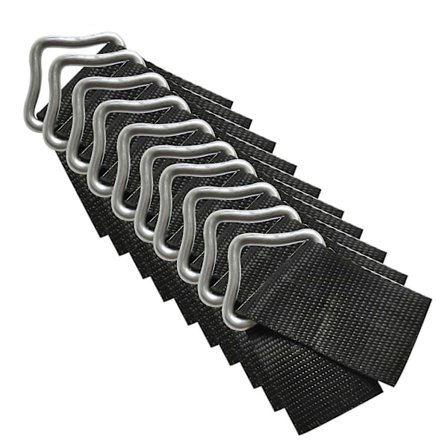 10 stk. Quick Connect Trampolin Trekant Ring V-ringe Høj Styrke Spænde Fjeder Ny