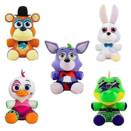 Fnaf Five Nights At Freddy's Security Breach Plussjeleketøy for barn Gave 20cm S