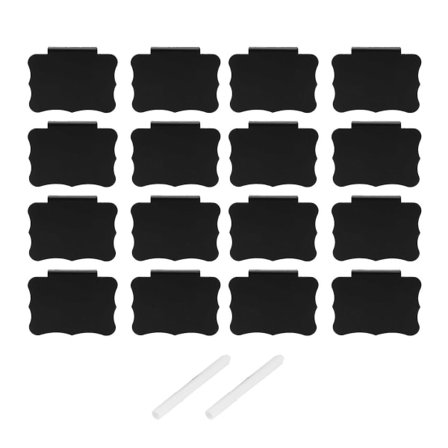 16 stk. plastikk kurv etikett klips på avtagbar etikett kjøkken spiskammer kurv etikett klips