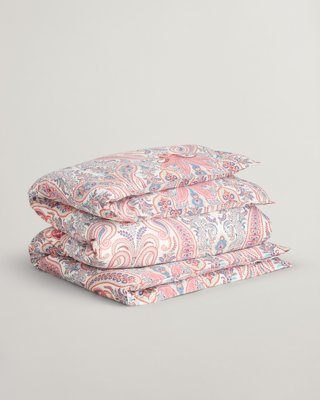 GANT - Key West paisley enkeltdynetrekk 140x200cm og 140x220cm orange red