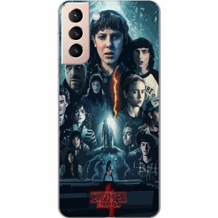 Samsung Galaxy S21 Genomskinligt Skal Stranger Things