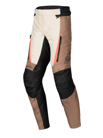 Alpinestars ST-1 Waterproof MC Trousers Dark Khaki/Black/Red Fluo XL